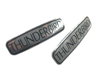 Triumph Thunderbird 900 T309RT [1995] - par de tampas laterais com logotipo de acabamento do emblema
