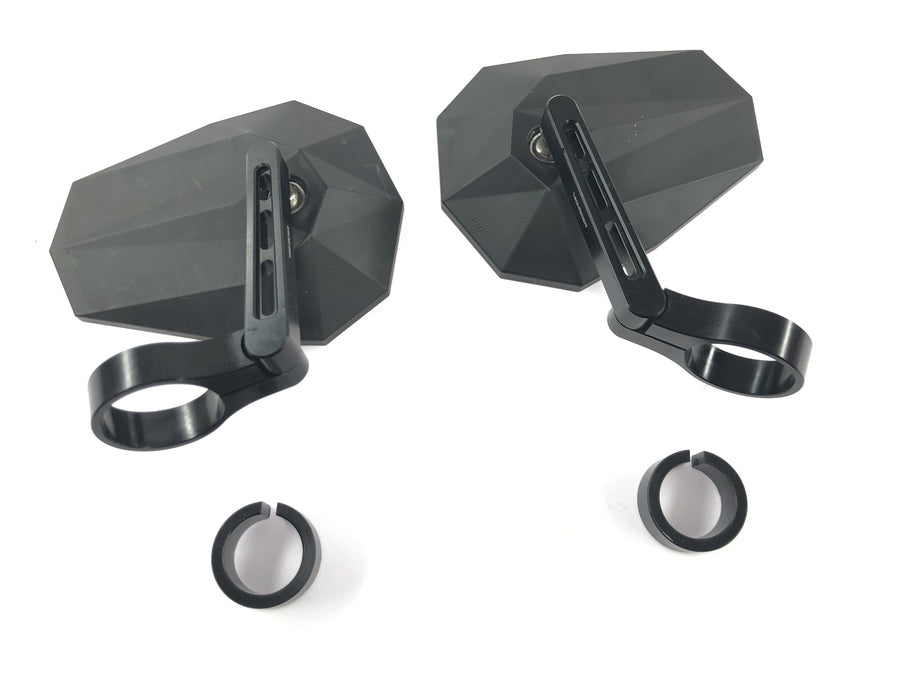 Suzuki GSX R 1000 WVB6 K6 [2006] - Conjunto de espelho retrovisor traseiro espelho final do guidão preto