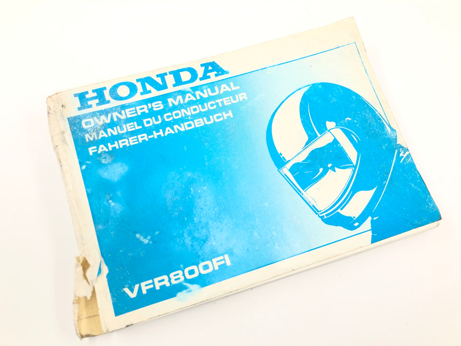 Honda VFR 800 FI RC46 [1999] - Manual do Proprietário Manual do Motorista Manual do Proprietário