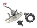Yamaha XJR 1200 4PU [1996] - ponte superior do garfo com fechadura de ignição, trava da tampa do tanque-3