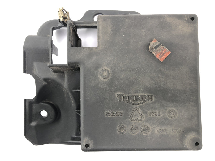 Triumph Sprint ST 1050 [2005] - porta agregada da caixa de bateria do compartimento da bateria