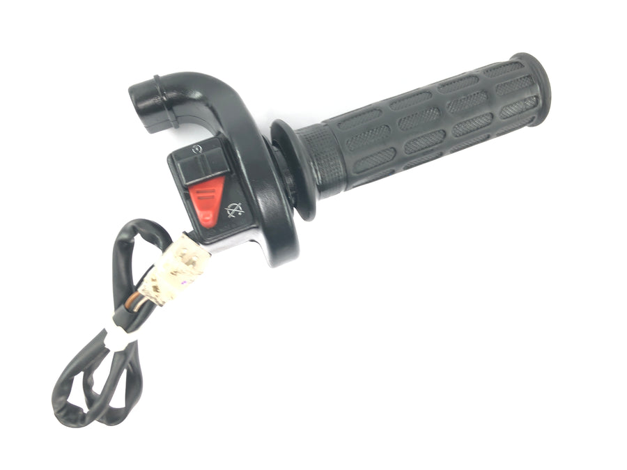 Yamaha TT 600 E 4GV [1995] - Encaixe do guidão interruptor direito do guidão punho do acelerador punho giratório do acelerador