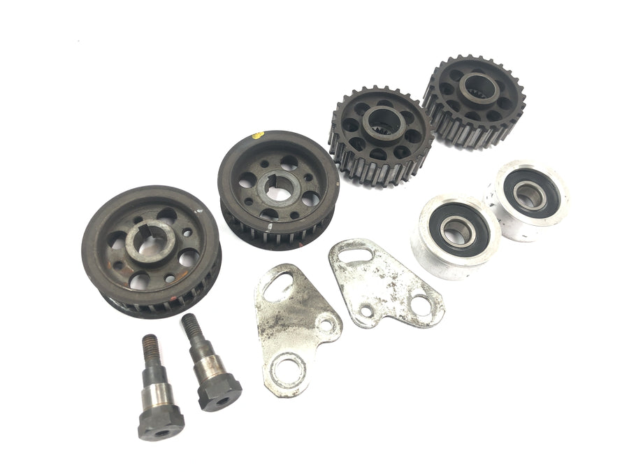 Moto Guzzi V10 Centauro [1998] - Rolos de deflexão da correia dentada, rodas dentadas, tensor
