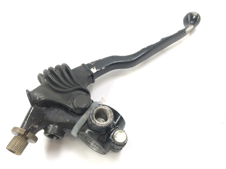 Yamaha XT 500 1U6 [1981] - Encaixes do guidão à direita com alavanca de freio