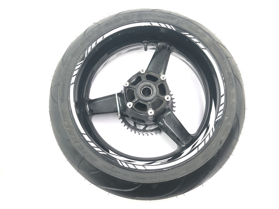 Yamaha YZF R1 RN04 [2001] - aro da roda traseira completo com roda de corrente 17 polegadas 17x6,00"