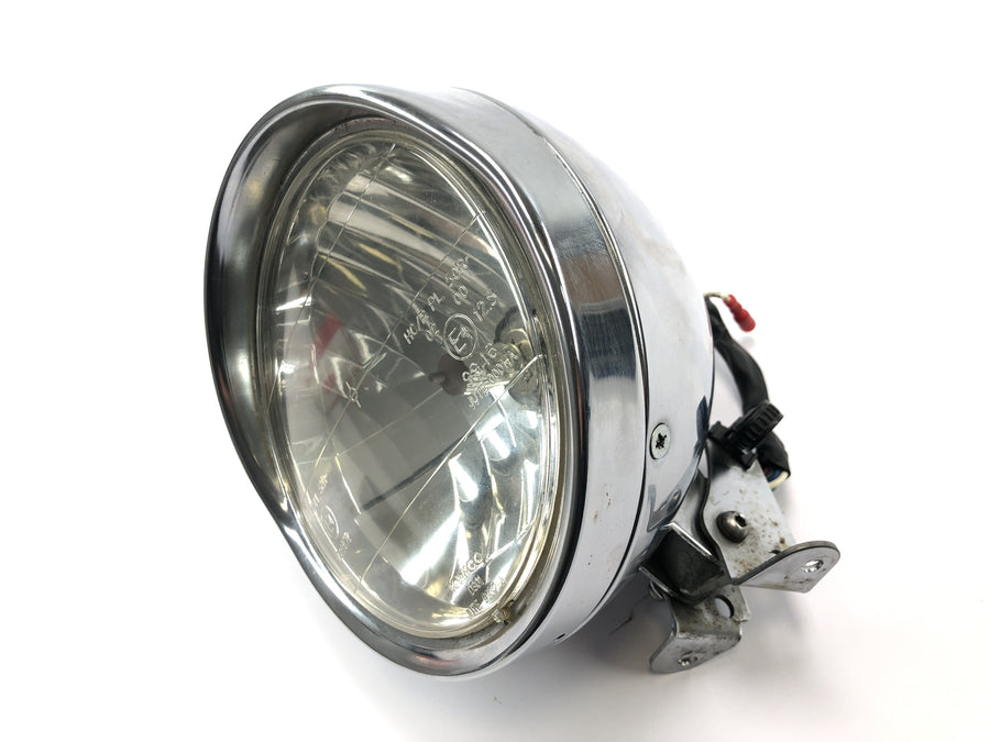 Yamaha XVS 650 4VR [1997] - Farol dianteiro com carcaça cromada