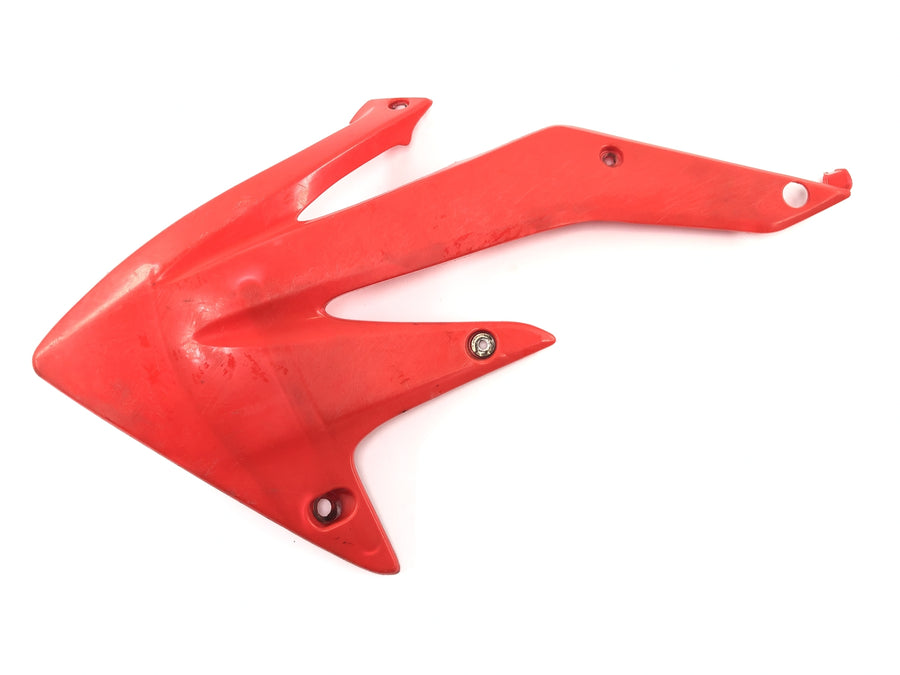 Honda CRF 450 R [2007] - Carenagem do tanque painel lateral esquerdo plástico vermelho
