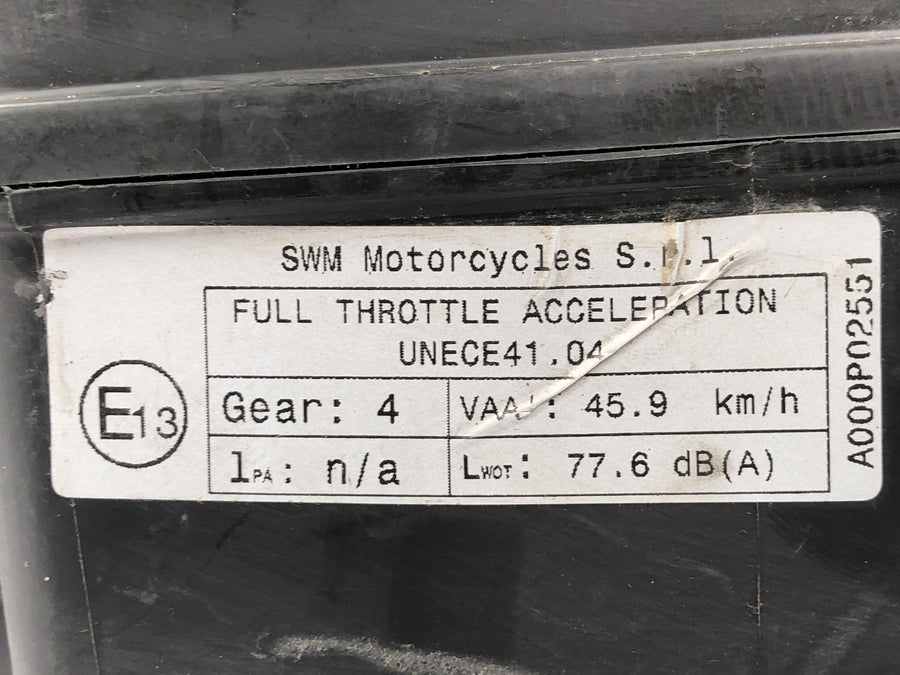 SWM RS 125 R B2 [2020] - Caixa do filtro de ar Caixa do filtro de ar Caixa de admissão completa