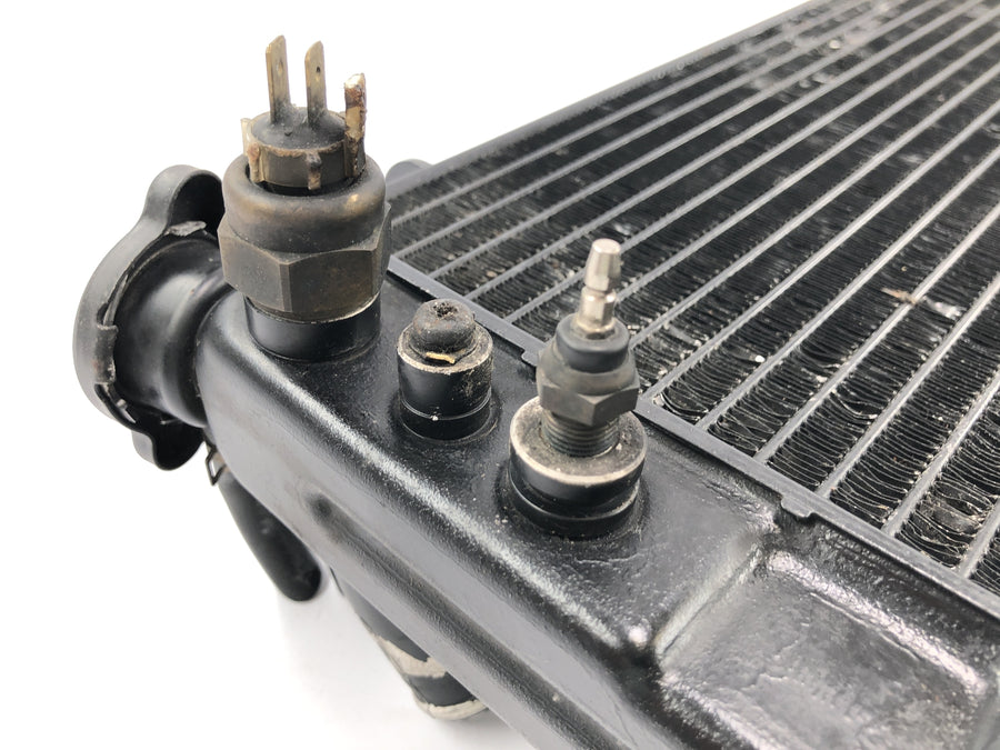 Yamaha YZF 750 R 4HN [1995] - Sistema de refrigeração do radiador a água frontal do radiador