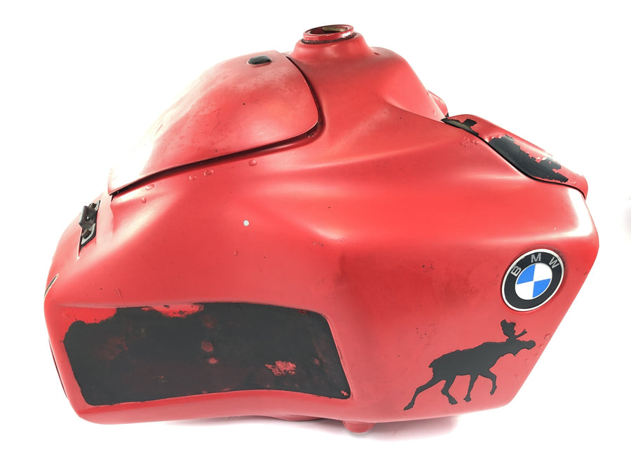 BMW R 100 GS 247E [1991] - Tanque de combustível tanque de gasolina tanque de turismo de plástico vermelho