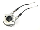 Yamaha DT 125 R DE03 [2000] - Carcaça de atuação do atuador da bomba de óleo com cabo Bowden-2