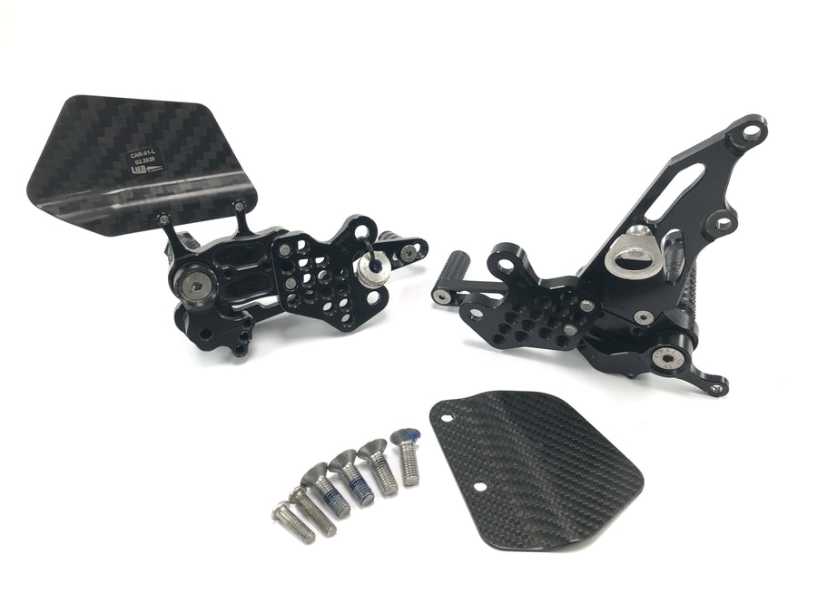 Suzuki GSX R 1000 WVB6 K6 [2006] - Sistema de apoio para os pés Gilles Tooling com relatório de apoio para os pés do motorista