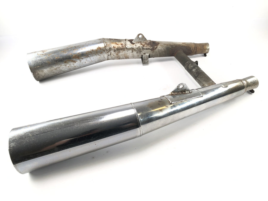 Honda GL 1000 Goldwing Gl1 [1978] - Rush de escape - End Dampers no Chrome direito esquerdo