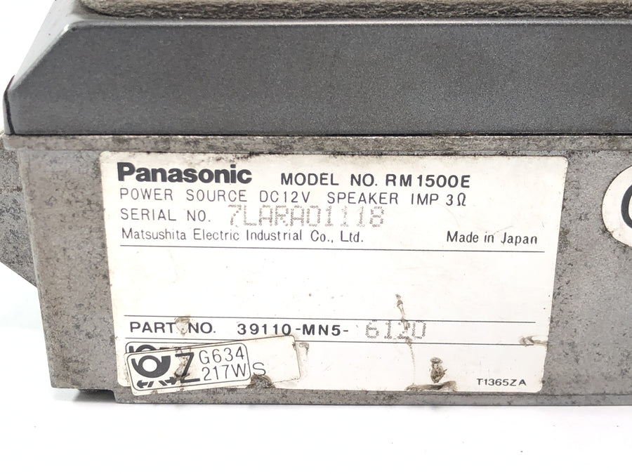 Honda GL 1500 Goldwing SC22 [1987] - Sistema de áudio rádio cassete