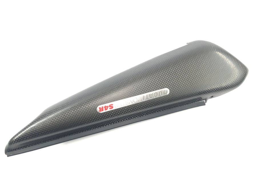 Ducati Monster S4R M4 [2004] - carenagem traseira lado esquerdo carenagem parte carbono lado esquerdo