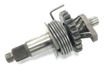 Sachs ZX 125 [1998] - Eixo do pedal de partida Eixo do pedal de partida com mola de retorno da engrenagem