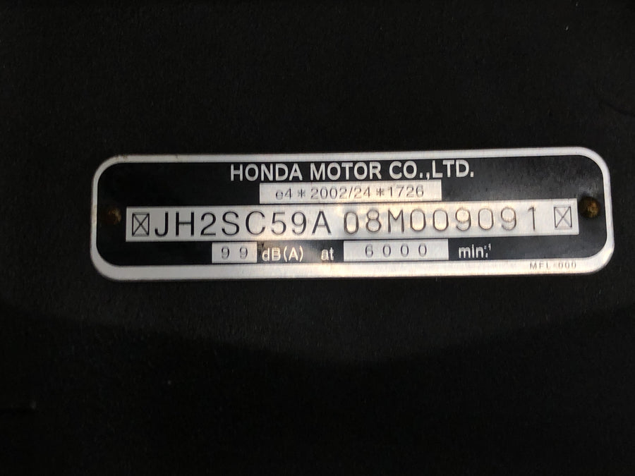 Honda CBR 1000 RR SC59 [2008] - Quadro principal com papéis