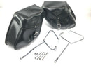 Kawasaki VN 1500 Mean Streak VN50T [2005] - Alforjes laterais em couro com suporte e material de fixação-1