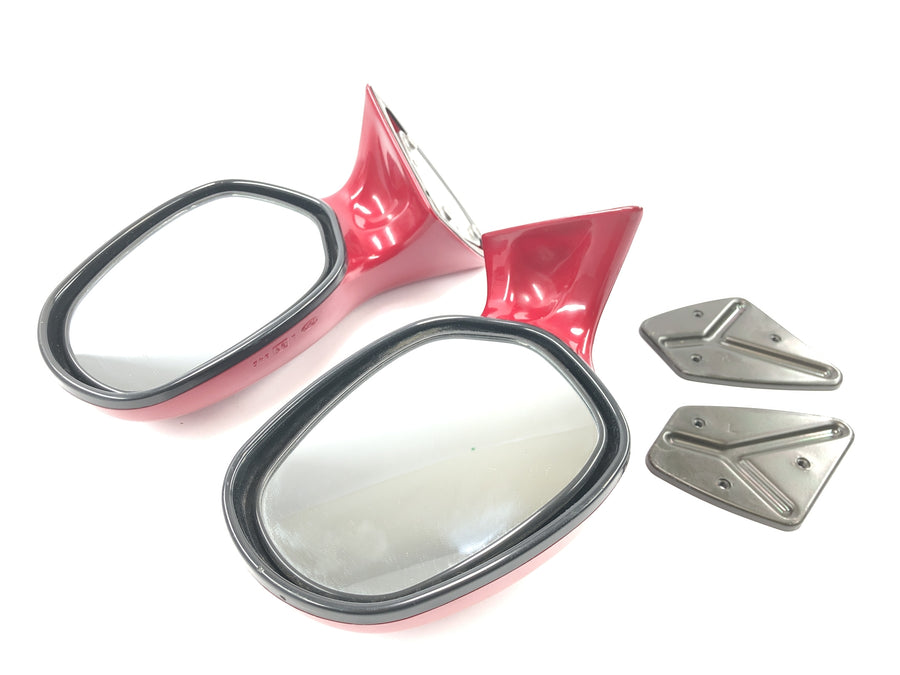Yamaha GTS 1000 4FV [1997] - Espelho retrovisor esquerdo e direito vermelho com colchetes