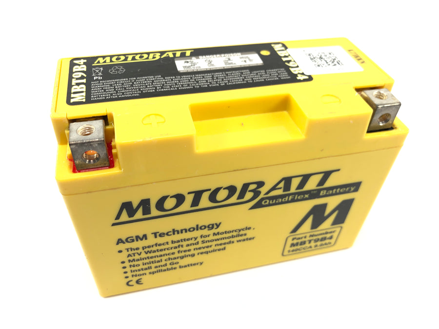 Vários modelos - bateria AGM bateria de arranque QuadFlex MBT9B4 livre de manutenção