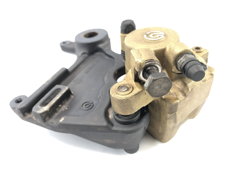 Honda SLR 650 RD09 [1997] - Pinça de freio na parte traseira com placa de ancoragem