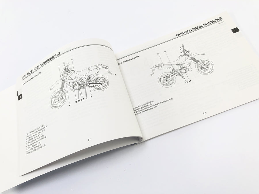 Yamaha DT 125 DE06 [2005] - Instruções de operação