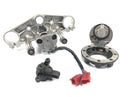 Yamaha XJR 1200 4PU [1996] - ponte superior do garfo com fechadura de ignição, trava da tampa do tanque-2