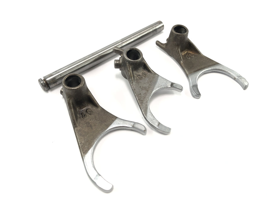 Kawasaki GPZ 1100 ZXT10E [1997] - Switch Forks Gear Cabbles Set With Orientação Eixo Guia
