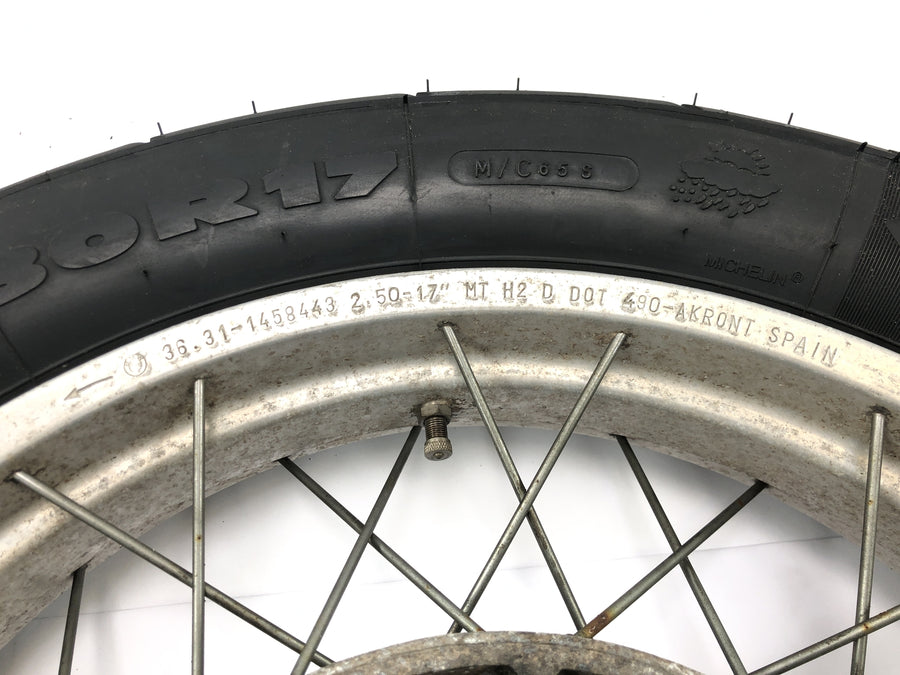 BMW R 100 GS 247E [1991] - roda traseira com raios 2,50 x 17"
