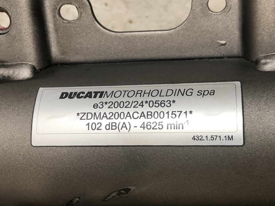 Ducati Multistrada 1200 S Touring [2009] - Quadro principal com papéis