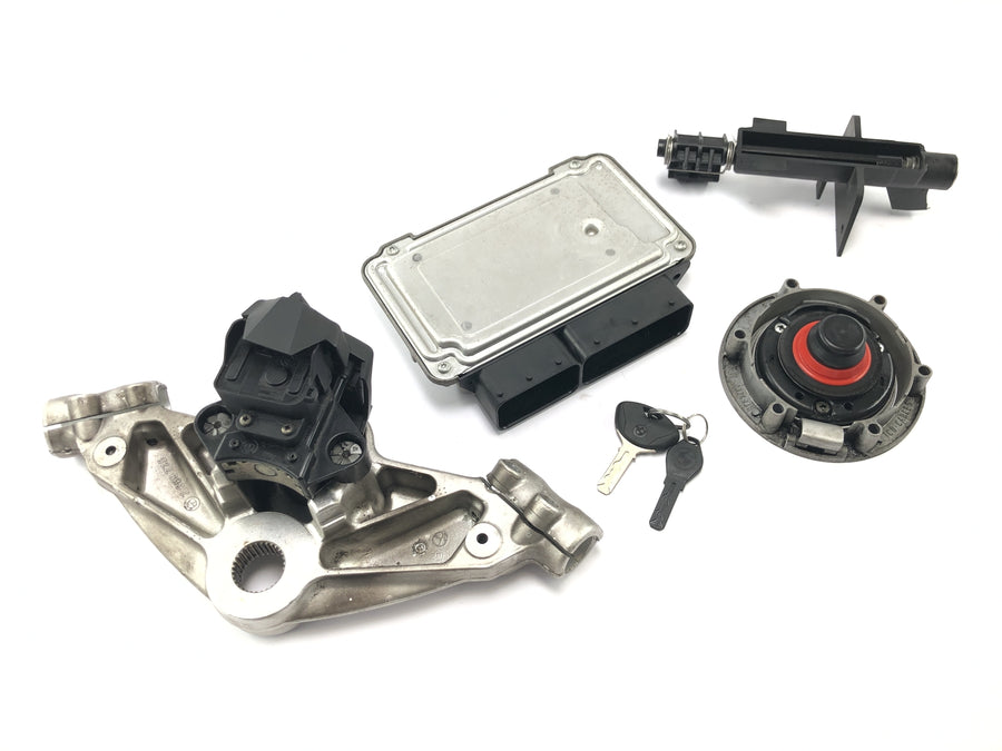 BMW K 1200 S K12S [2005] - Conjunto de fechadura com unidade de controle e ponte de garfo