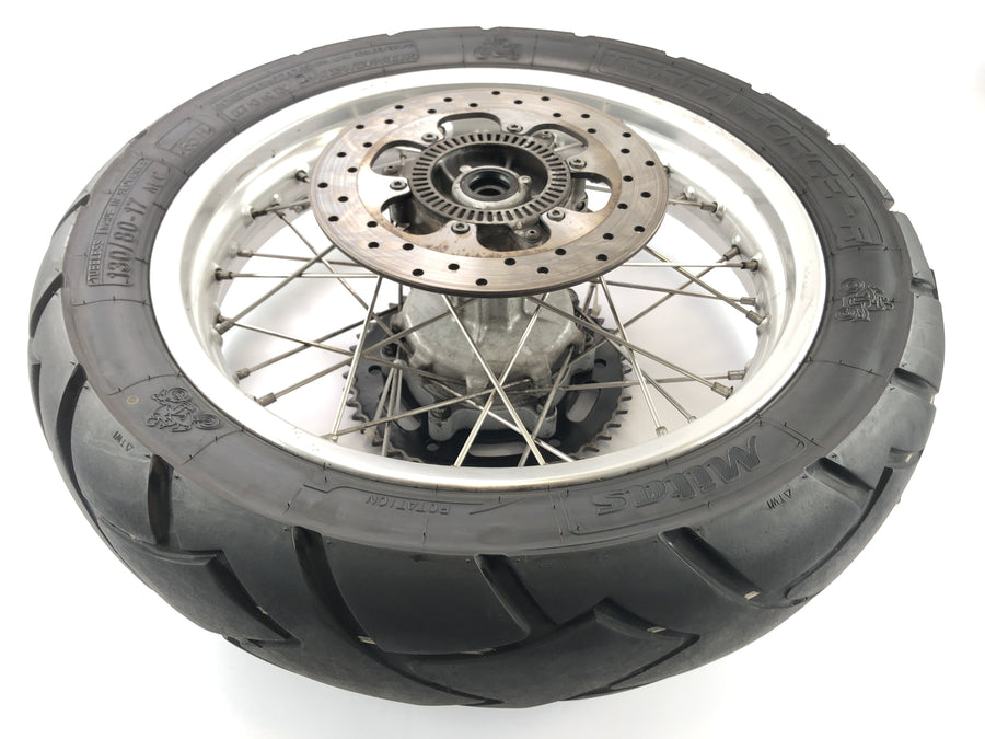 BMW F 650 GS R13 [2002] - borda da roda traseira com roda de corrente e disco de freio 3.0x17 "