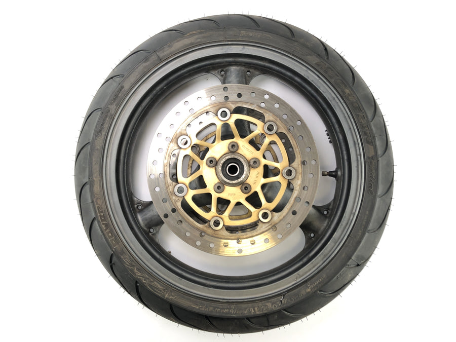 Kawasaki ZR7 ZR750F [1999] - RIM RAD RED RED na frente 3.50x17 "
