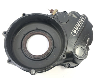 Ducati 900 SS [1991] - Tampa da embreagem dentro da tampa do motor