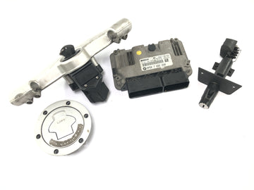 BMW K 1200 S K12S [2005] - Conjunto de fechadura com unidade de controle e ponte de garfo - 0