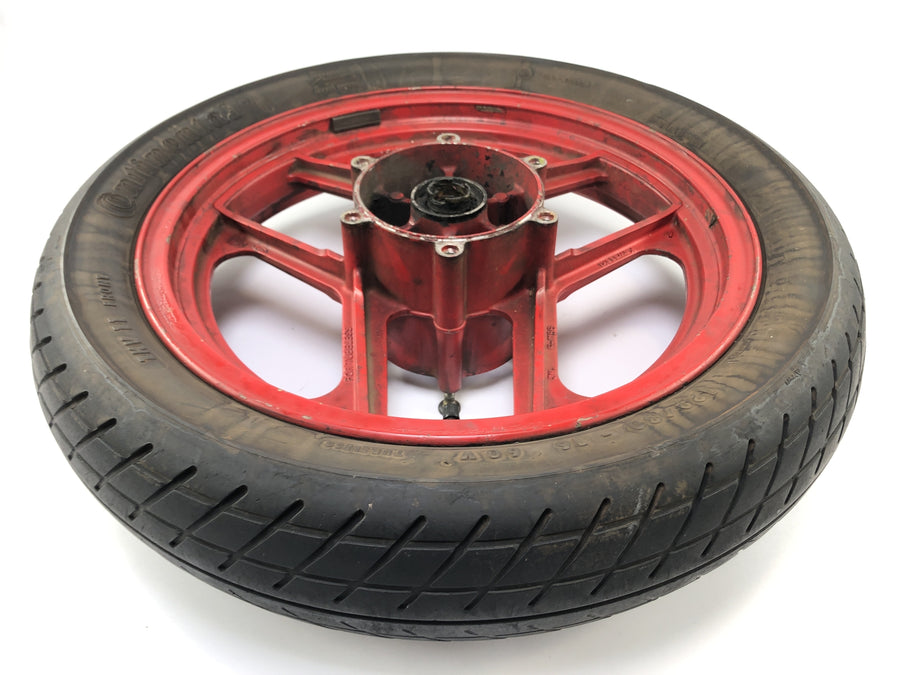 Kawasaki GPZ 1000 RX [1987] - Roda da borda da roda dianteira 2,50 x 16 "vermelho
