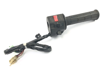 Kawasaki GPZ 1000 RX ZXT00A [1986] - Interruptor do guidão, unidade do punho do acelerador direito, punho giratório do acelerador