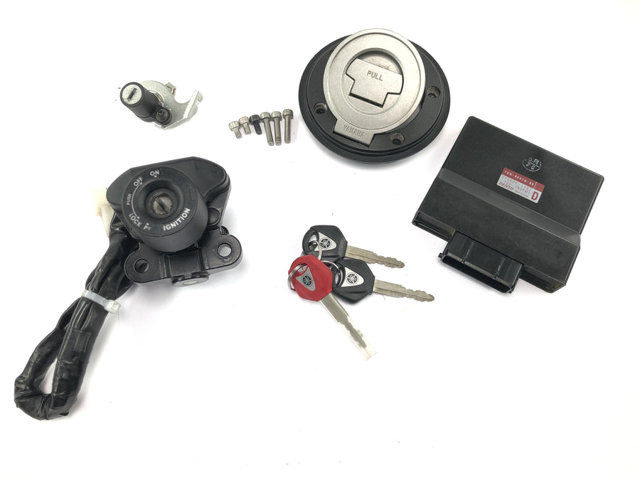 Yamaha MT07 RM04 [2014] - Conjunto de fechadura, fechadura de ignição, fechadura do tanque, fechadura do assento, imobilizador ECU