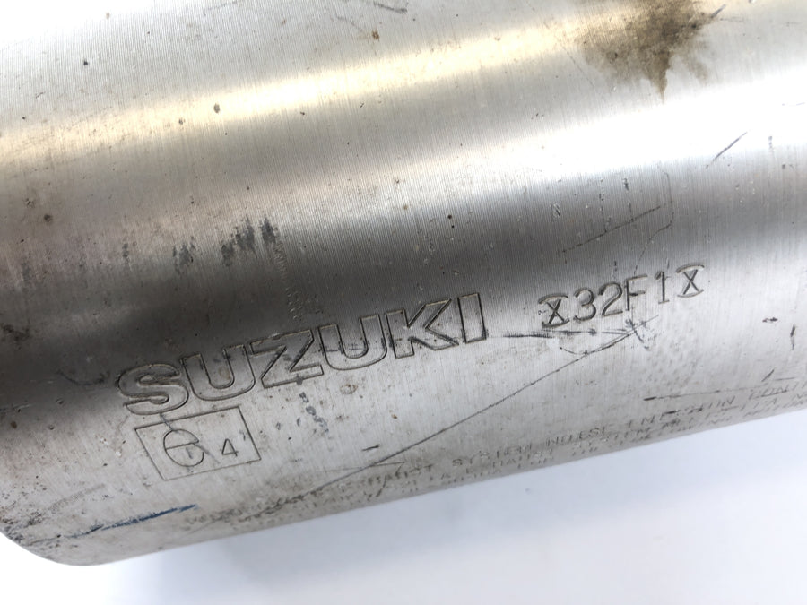 Suzuki GSF 1200 S Bandit WVA9 [2003] - Exaustão do absorvedor de seda com sinais de desgaste