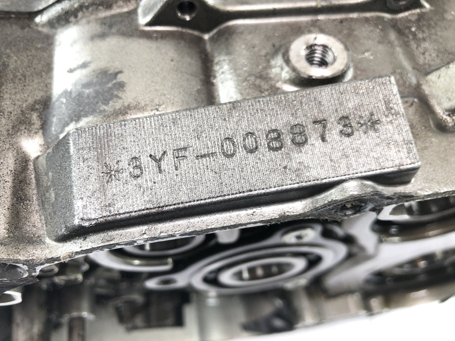 Yamaha XTZ 660 3YF [1992] - carcaça do motor carcaça vazia bloco do motor metades da carcaça do cárter