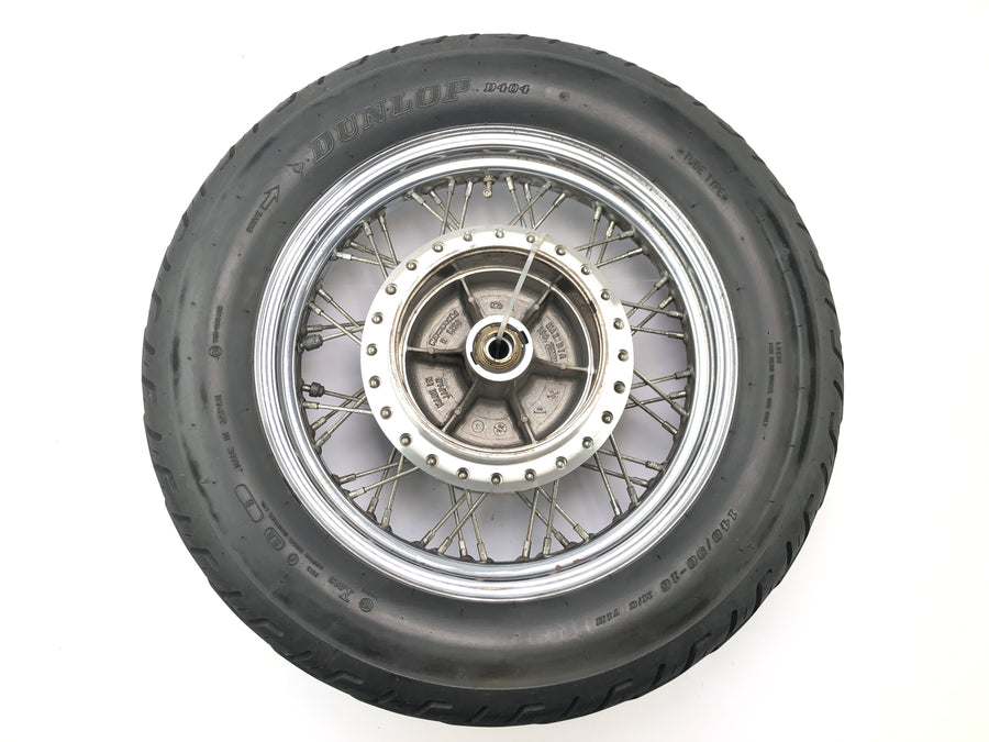 Kawasaki VN 800 VN800A [1996] - roda traseira com aro completo, pneu de roda com raios 16 x 3,00"