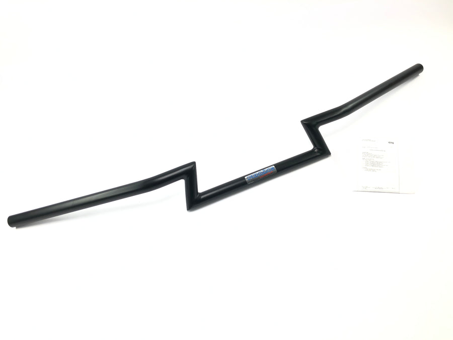 Guiador de motocicleta - Guiador Fehling LZ7 Z-guiador 870 mm de largura preto 22 mm