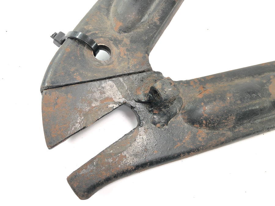 DKW NZ 250 [1938] - braço oscilante da roda traseira, suporte da roda traseira direita