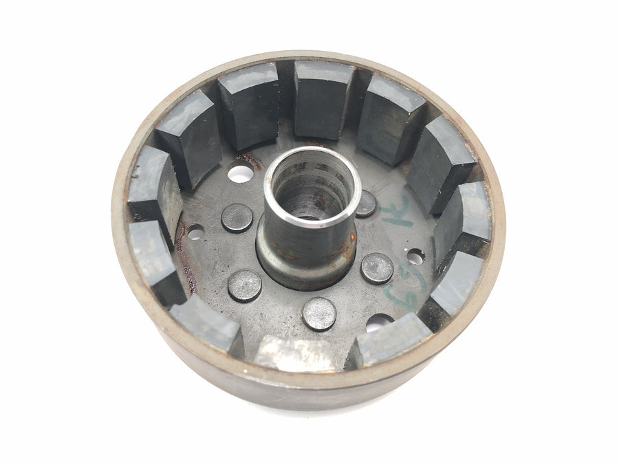 Yamaha XT 500 1U6 [1981] - rotor do alternador, roda magnética, volante, rotor de ignição, rotor do gerador