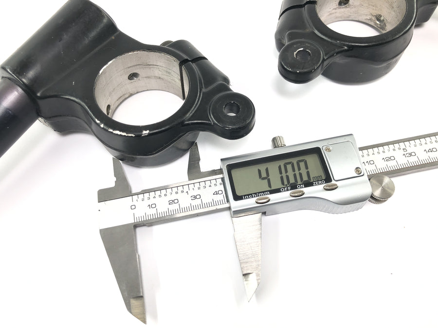 Suzuki GSX R 1100 GU74C [1987] - pontas de guiador 41 mm esquerda e direita, pontas de guiador Clipons