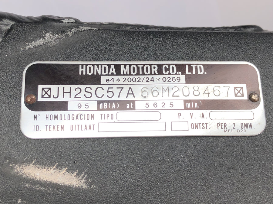 Honda CBR 1000 RR SC57 [2006] - Quadro com quadro principal de papéis