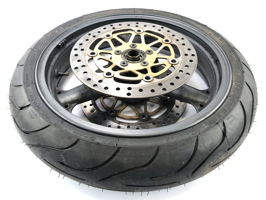 Kawasaki ZR7 ZR750F [1999] - RIM RAD RED RED na frente 3.50x17 "