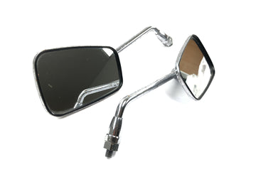 Kawasaki W 650 EJ650A [1999] - Espelho retrovisor guiador conjunto cromado