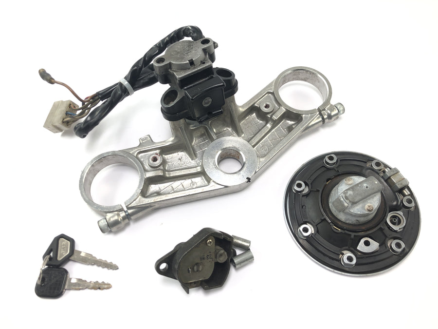 Kawasaki ZXR 400 ZX400L [1992] - Conjunto de fechadura tampa do tanque da ponte do garfo da fechadura de ignição