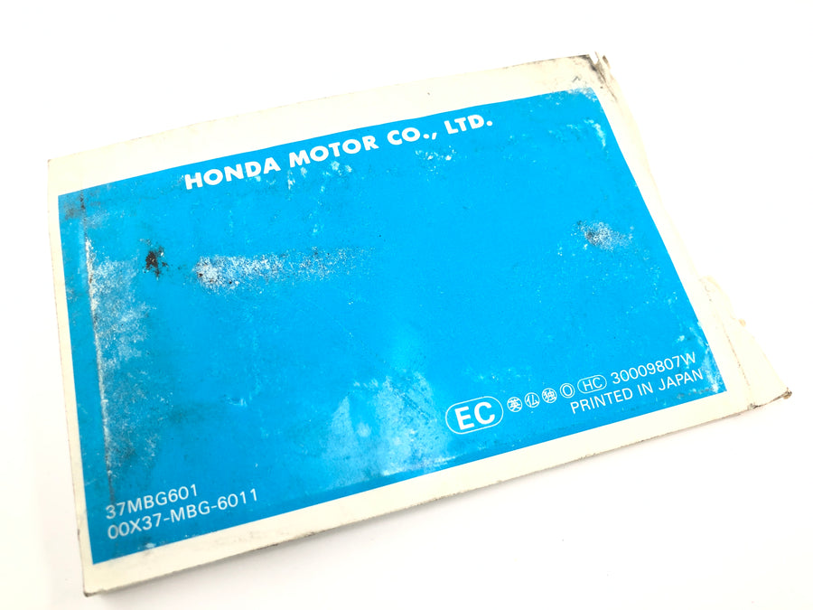 Honda VFR 800 FI RC46 [1999] - Manual do Proprietário Manual do Motorista Manual do Proprietário